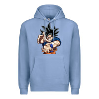 Colony Blue goku utra instinct Premium Hoodie - linhVisuals