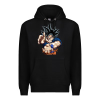Black goku utra instinct Premium Hoodie - linhVisuals
