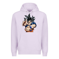 Lilac goku utra instinct Premium Hoodie - linhVisuals