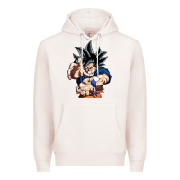 Pale Pink goku utra instinct Premium Hoodie - linhVisuals