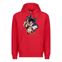 Red goku utra instinct Premium Hoodie - linhVisuals