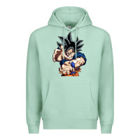 Seafoam goku utra instinct Premium Hoodie - linhVisuals