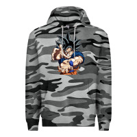 Slate Camo goku utra instinct Premium Hoodie - linhVisuals