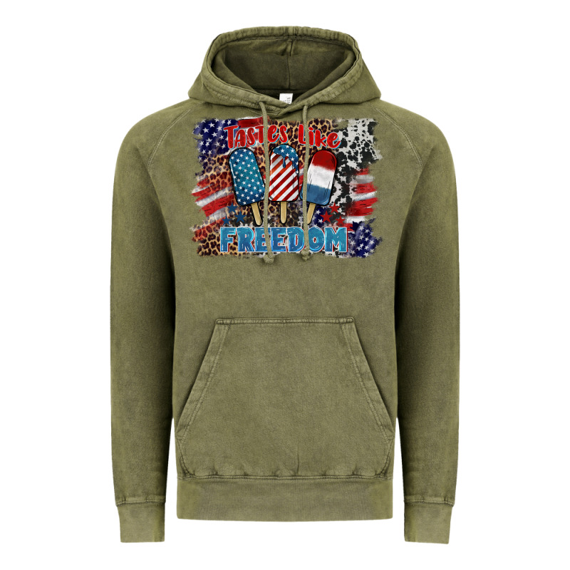 Tastes Like Freedom Vintage Hoodie by BarkalooDesign | Teevron