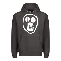 Smoke the mighty boosh monkey skull Premium Hoodie - linhVisuals