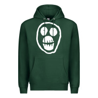 Sports Green the mighty boosh monkey skull Premium Hoodie - linhVisuals