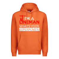 Carrot im a lineman whats your superpower Premium Hoodie - linhVisuals