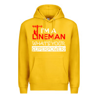 Lemon im a lineman whats your superpower Premium Hoodie - linhVisuals