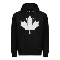 Black canada maple Premium Hoodie - linhVisuals