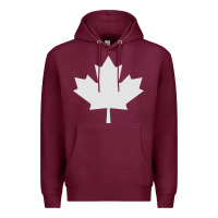 Burgundy canada maple Premium Hoodie - linhVisuals