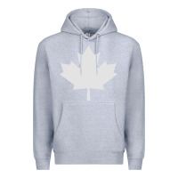 Heather Grey canada maple Premium Hoodie - linhVisuals