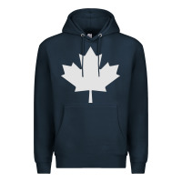 Navy canada maple Premium Hoodie - linhVisuals