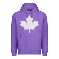 Purple canada maple Premium Hoodie - linhVisuals
