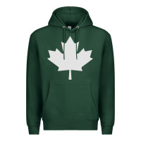 Sports Green canada maple Premium Hoodie - linhVisuals