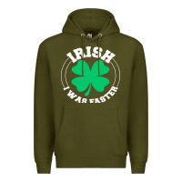 Army Green irish i was faster Premium Hoodie - linhVisuals