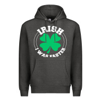 Charcoal Heather irish i was faster Premium Hoodie - linhVisuals