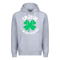 Heather Grey irish i was faster Premium Hoodie - linhVisuals