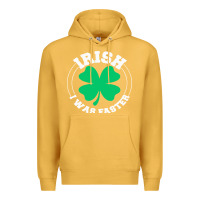 Mustard irish i was faster Premium Hoodie - linhVisuals