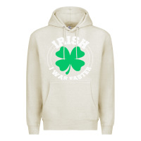 Oatmeal Heather irish i was faster Premium Hoodie - linhVisuals