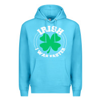 Ocean Blue irish i was faster Premium Hoodie - linhVisuals
