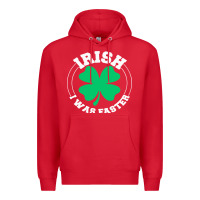 Red irish i was faster Premium Hoodie - linhVisuals