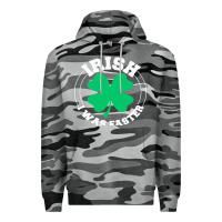Slate Camo irish i was faster Premium Hoodie - linhVisuals