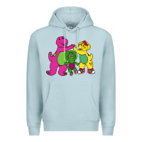 Blue Mist barney legendary Premium Hoodie - linhVisuals