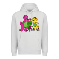 Dove Grey barney legendary Premium Hoodie - linhVisuals
