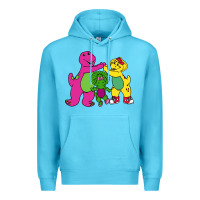 Ocean Blue barney legendary Premium Hoodie - linhVisuals