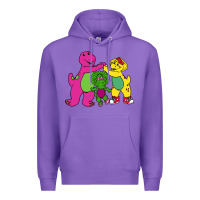Purple barney legendary Premium Hoodie - linhVisuals