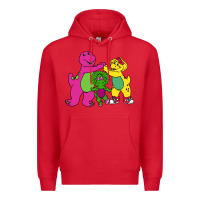 Red barney legendary Premium Hoodie - linhVisuals