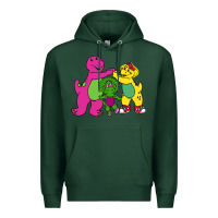 Sports Green barney legendary Premium Hoodie - linhVisuals
