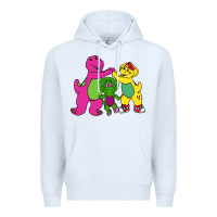 White barney legendary Premium Hoodie - linhVisuals