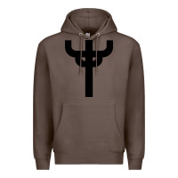 Coffee red-judas-priest cross Premium Hoodie - linhVisuals