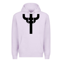 Lilac red-judas-priest cross Premium Hoodie - linhVisuals
