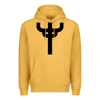 Mustard red-judas-priest cross Premium Hoodie - linhVisuals