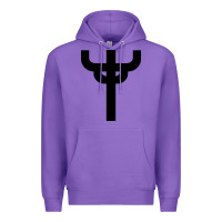 Purple red-judas-priest cross Premium Hoodie - linhVisuals
