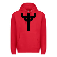 Red red-judas-priest cross Premium Hoodie - linhVisuals