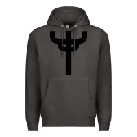 Smoke red-judas-priest cross Premium Hoodie - linhVisuals