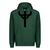 Sports Green red-judas-priest cross Premium Hoodie - linhVisuals