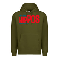 Army Green the hippos - heads are gonna roll Premium Hoodie - linhVisuals