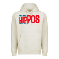 Oatmeal Heather the hippos - heads are gonna roll Premium Hoodie - linhVisuals