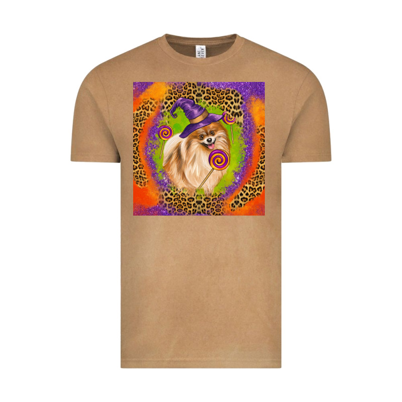 Halloween Pomeranian Dog Vintage Tee by LillyAllenDesigns | Teevron