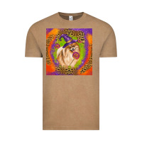 Vintage Coffee Halloween Pomeranian Dog Vintage Tee - LillyAllenDesigns