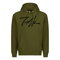 Army Green Kendrick lamar sign black Premium Hoodie - linhVisuals