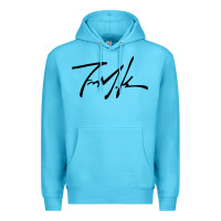 Ocean Blue Kendrick lamar sign black Premium Hoodie - linhVisuals