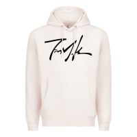 Pale Pink Kendrick lamar sign black Premium Hoodie - linhVisuals