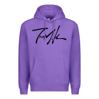Purple Kendrick lamar sign black Premium Hoodie - linhVisuals