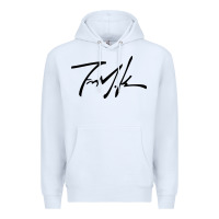 White Kendrick lamar sign black Premium Hoodie - linhVisuals
