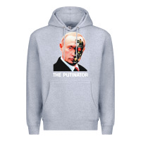 Heather Grey official the putinator Premium Hoodie - linhVisuals